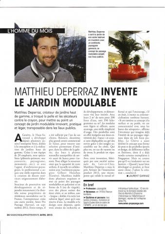 Matthieu Deperraz invente le jardin modulable